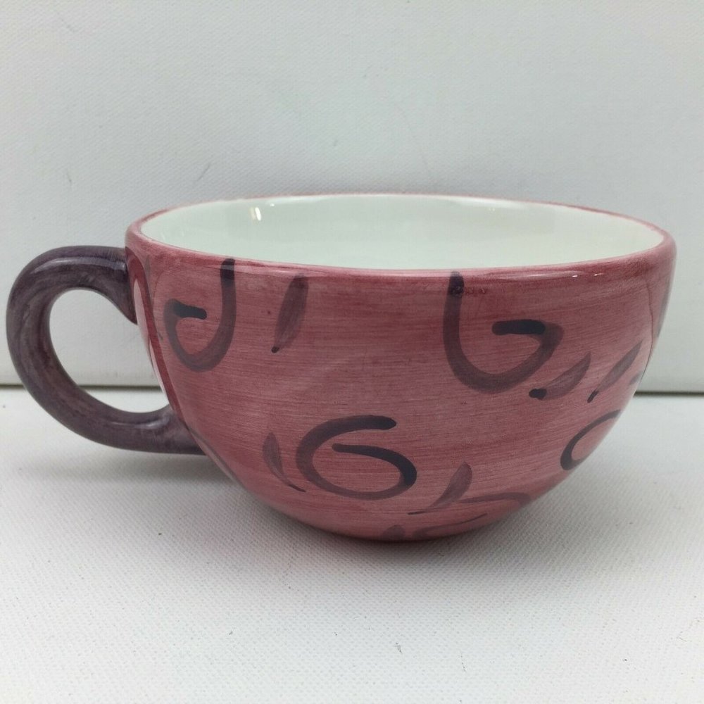 CIC Certified International Corporation Purple Ceramic Coffee Mug